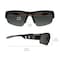 Ergodyne DAGR-AFAS, Safety Glasses, Anti-Scratch & Fog-Off+, Smoke Lens, Matte Black Frame Frame, Half-Frame DAGR-AFAS - alternate 6